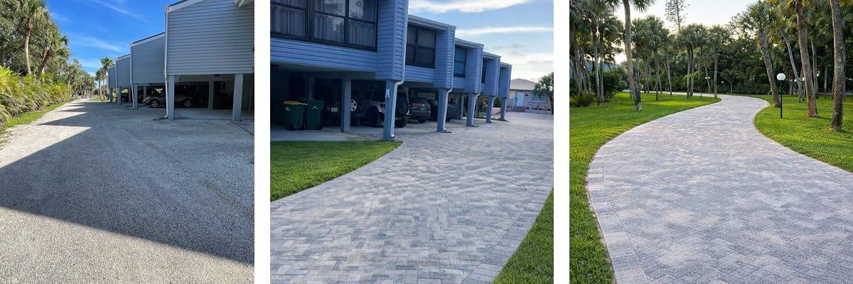 Before and After: A Permeable Paver Roadway for the Villas in Englewood