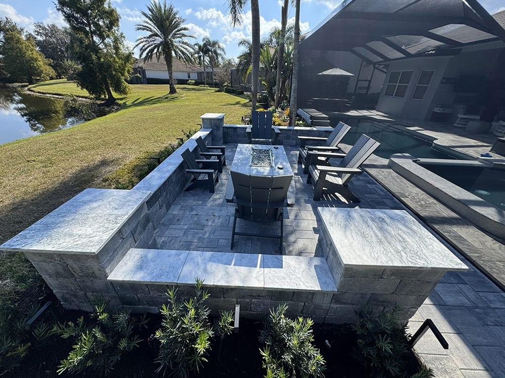 Custom Fire Pits — Paver Mac project photo 2