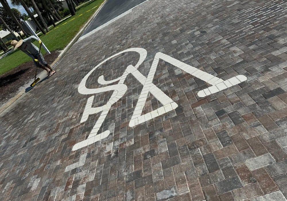 Custom Paver Inlays — Paver Mac project photo 5