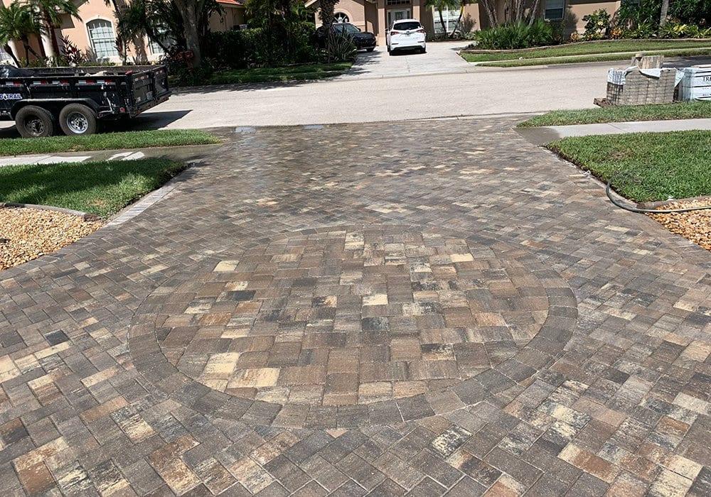 Custom Paver Inlays — Paver Mac project photo 7