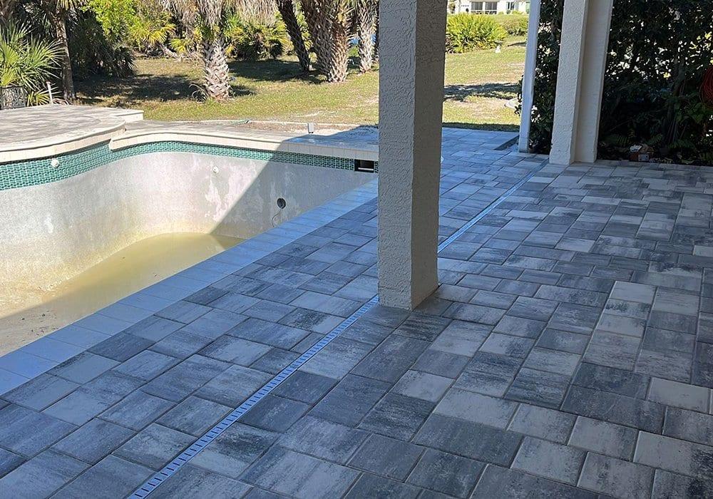 Pool Deck & Driveway Renovation — Paver Mac project photo 9