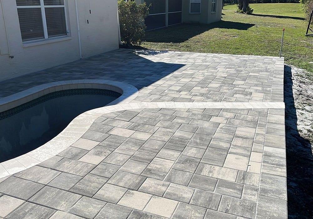 Pool Deck & Driveway Renovation — Paver Mac project photo 10