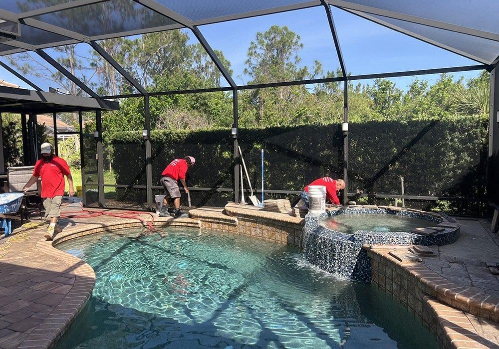 Pool Deck Repair — Paver Mac project photo 1