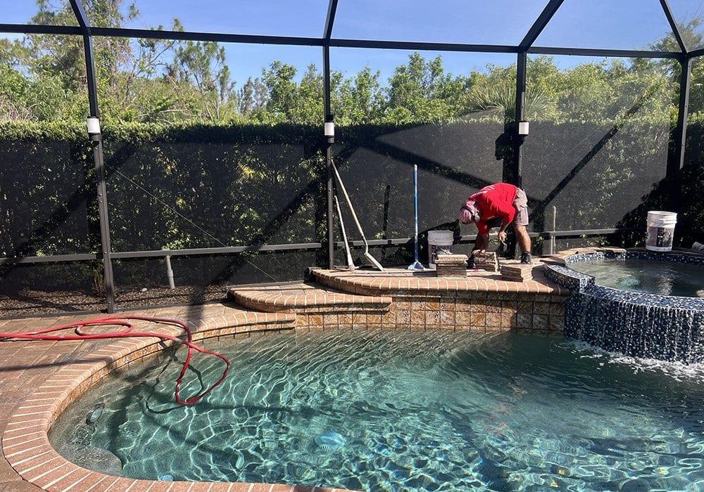 Pool Deck Repair — Paver Mac project photo 2