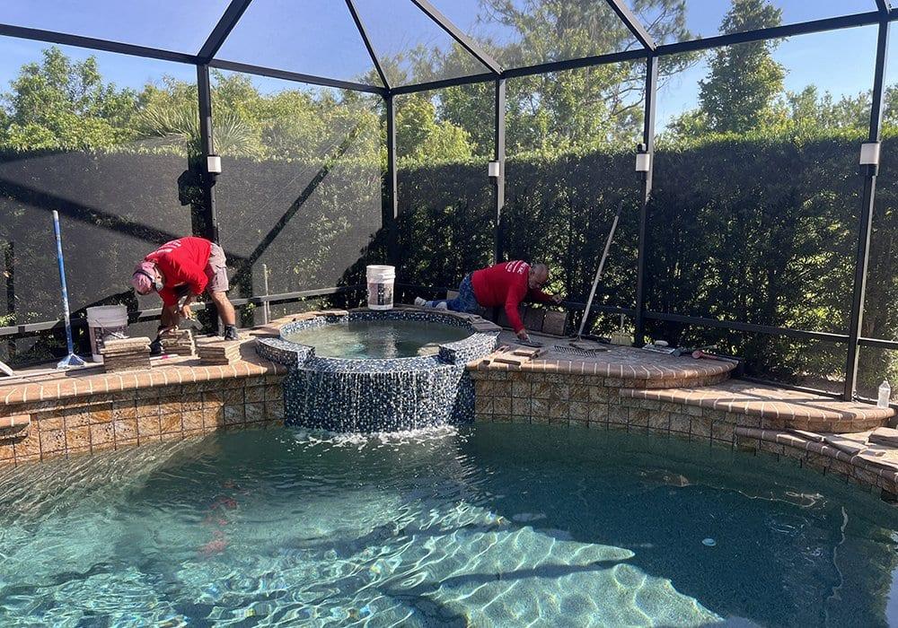 Pool Deck Repair — Paver Mac project photo 3