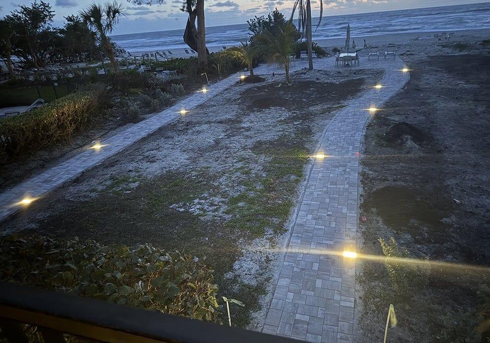 Seating Walls, Columns & Lighting — Paver Mac project photo 6