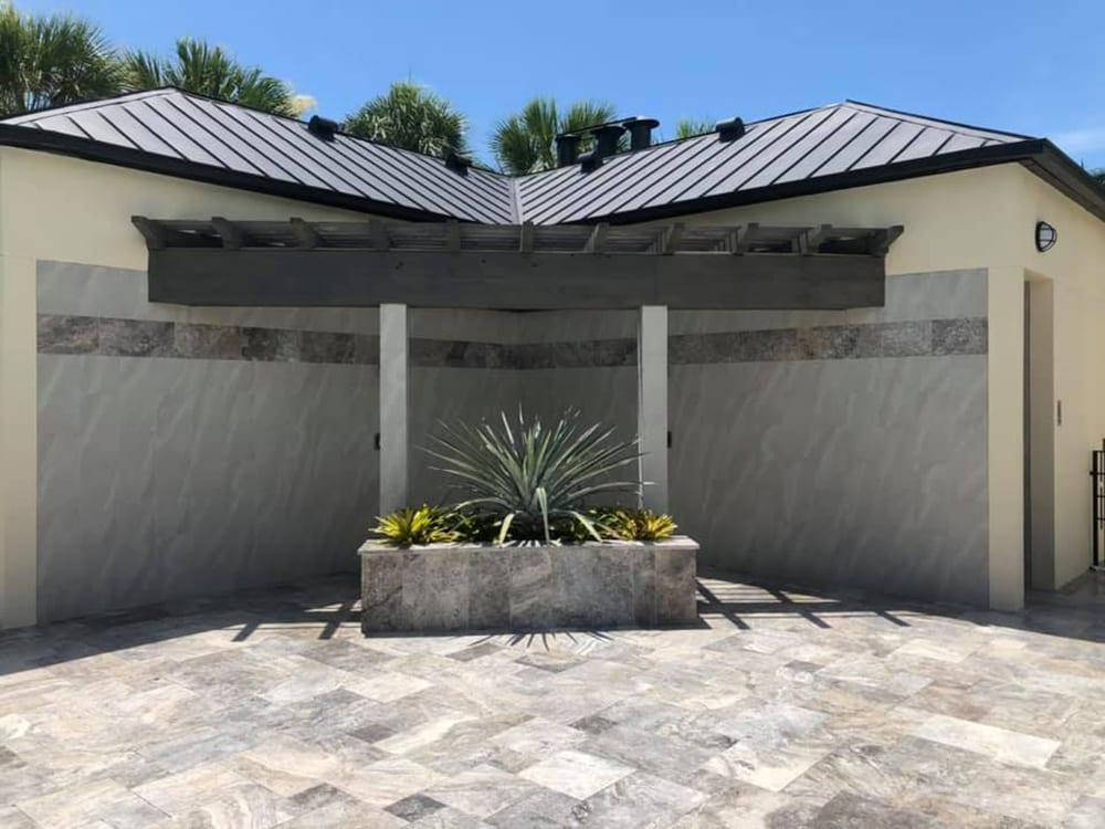 Travertine Pool Decks — Paver Mac project photo 4