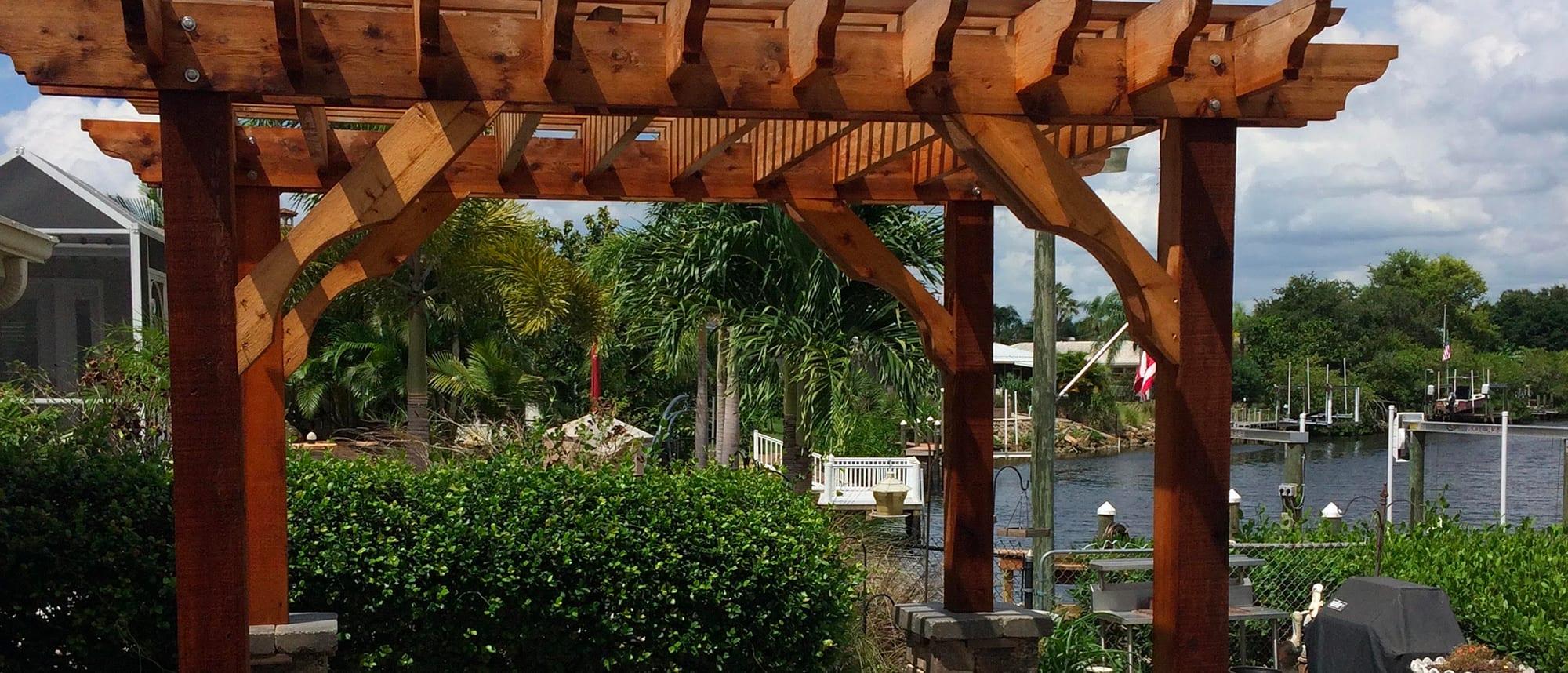 Pergolas installed by Paver Mac in Southwest Florida