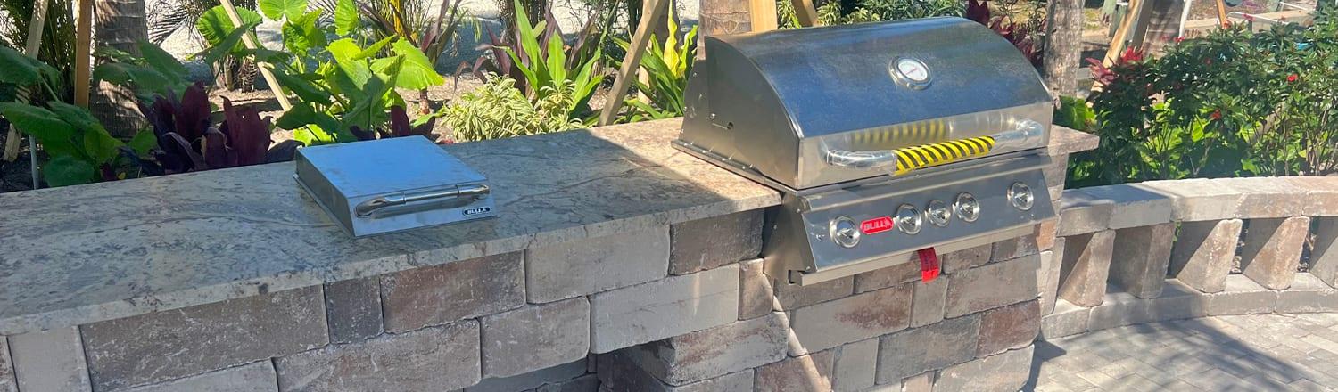Outdoor Kitchens installed by Paver Mac in Southwest Florida